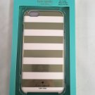 Kate Spade Hybrid Case for iPhone 6+/6s Plus Candy Stripe Gold and Cream
