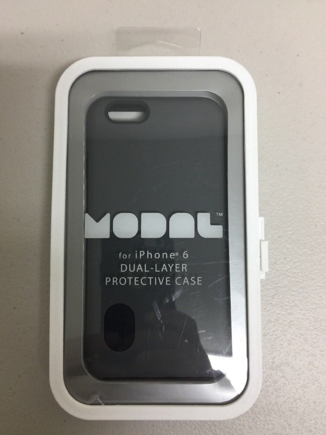 Modal - iphone 6 dual-layer Hard Shell Case - Gray/Black