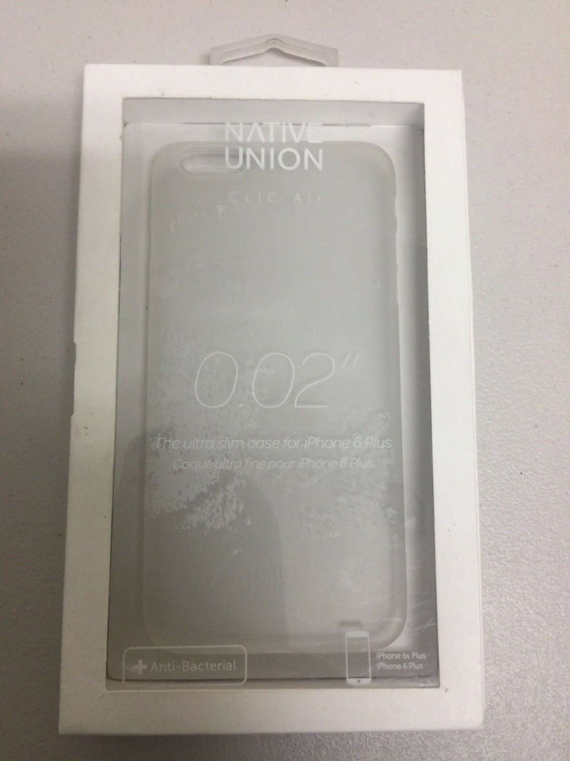 Native Union - CLIC Air Case for Apple&Acirc;&reg; iPhone&Acirc;&reg; 6 Plus and 6s Plus - Clear