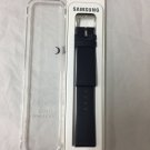 Samsung - Leather Medium Wrist Strap for Samsung Gear S3 Frontier/ Navy blue