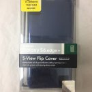 Samsung OEM S-View Clear Flip Cover for Galaxy S6 Edge Plus - Blue/Black