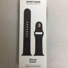 Sport Band - Silicone Sport Band for Apple Watch ® 42mm - Black AWBBK-42