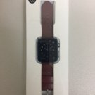 Monowear Watch Band for Apple Watch 38mm Poppy Red Silver MWLTRD20POSI