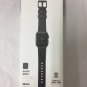 Nomad Leather Watch Strap for Apple Watch 38mm, Slate gray with Black Hardware