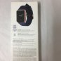 Nomad Leather Watch Strap for Apple Watch 38mm Blue with Rose Gold Lugs