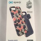 Speck Presidio Candyshell Inked Hard Case for iPhone 7 (Pink Floral Peach/Blue)