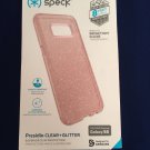 Speck Products Presidio Clear+ Glitter Cell Phone Case for Samsung Galaxy S8