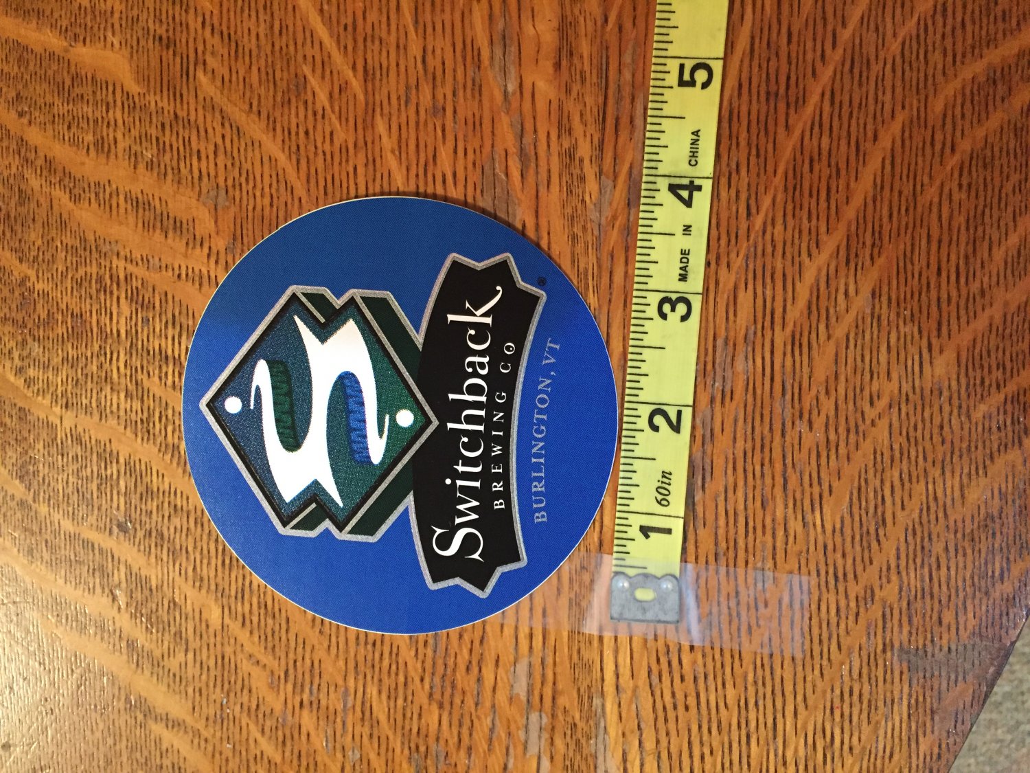 Switchback Brewing Co. Snowboard Sticker