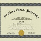 Personalized Gag Barbeque Diploma - Certificate Bordered
