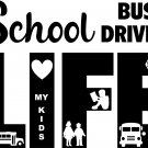 Best School Bus Driver  Silhouette, Critcut, Laser SVG,