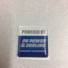 PC Cooler Powered by, sticker case badge decal