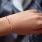 Red Ranger delicate handmade beaded bracelet