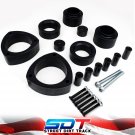 99-05 Chevrolet Geo Tracker Suzuki Vitara Blk 2" Level Lift Bumpstop Kit 4X2 4X4
