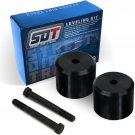 05-19 Ford F250 F350 Super Duty Billet 2.5" Blk Front Lift Level Spacer Kit 4X4