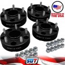 4PC 1.5" Inch Hubcentric Wheel Spacers Dodge Ram 1500 5 Lug 4x4 4wd 4x2 Black