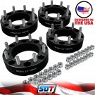 4PC 2" Inch Black Wheel Spacer Set 8 Lug 2010-2014 Dodge Ram 2500 3500 2WD 4WD
