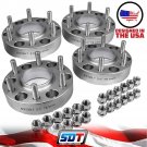 (4) 2" Inch Chevy GMC Silverado Sierra Tahoe Hub Centric 6x5.5" Wheel Spacers