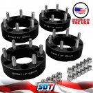 Blk Toyota 1.5" Aluminum Hubcentric Wheel Spacer Adapter Colorado Hummer Canyon