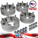 (4) 2" Inch Jeep Grand Cherokee Wrangler 5x4.5 Wheel Spacers YJ TJ XJ ZJ Silver