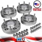 (4) 1.5" Inch Chevy GMC K1500 K2500 C2500 6x5.5 Wheel Spacers 4x4 4x2 Hubcentric