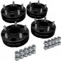 4pc 1.5" Wheel Spacer Kit 5-lug Hub Centric 80-12 Jeep Wrangler Cherokee Dodge