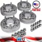 4PC 1" Inch Wheel Spacers Jeep Grand Cherokee Wrangler 5Lug YJ TJ XJ ZJ KJ KK SJ