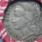 WHEAT PENNY ROLL, 3 CENT NICKEL & MERCURY DIME ON ENDS T-35