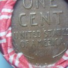 WHEAT PENNY ROLL, CIVIL WAR TOKEN & 1909 VDB LINCOLN ON ENDS T-42