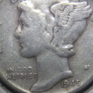 1945-P SILVER MERCURY DIME "G"   L-36