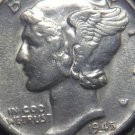 1945-D SILVER MERCURY DIME "XF"   L-11