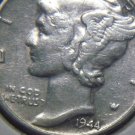 1944-P SILVER MERCURY DIME "XF"   L-2A
