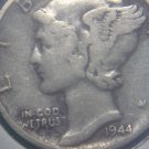 1944-P SILVER MERCURY DIME "F"   L-32
