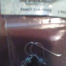 Purple Crystal Sterling Silver Earrings
