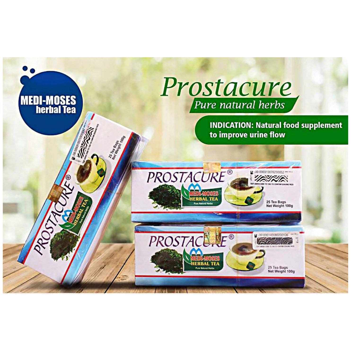 MediMoses Prostacure Herbal Tea Enlarged Prostate (BPH) 24 Teabags