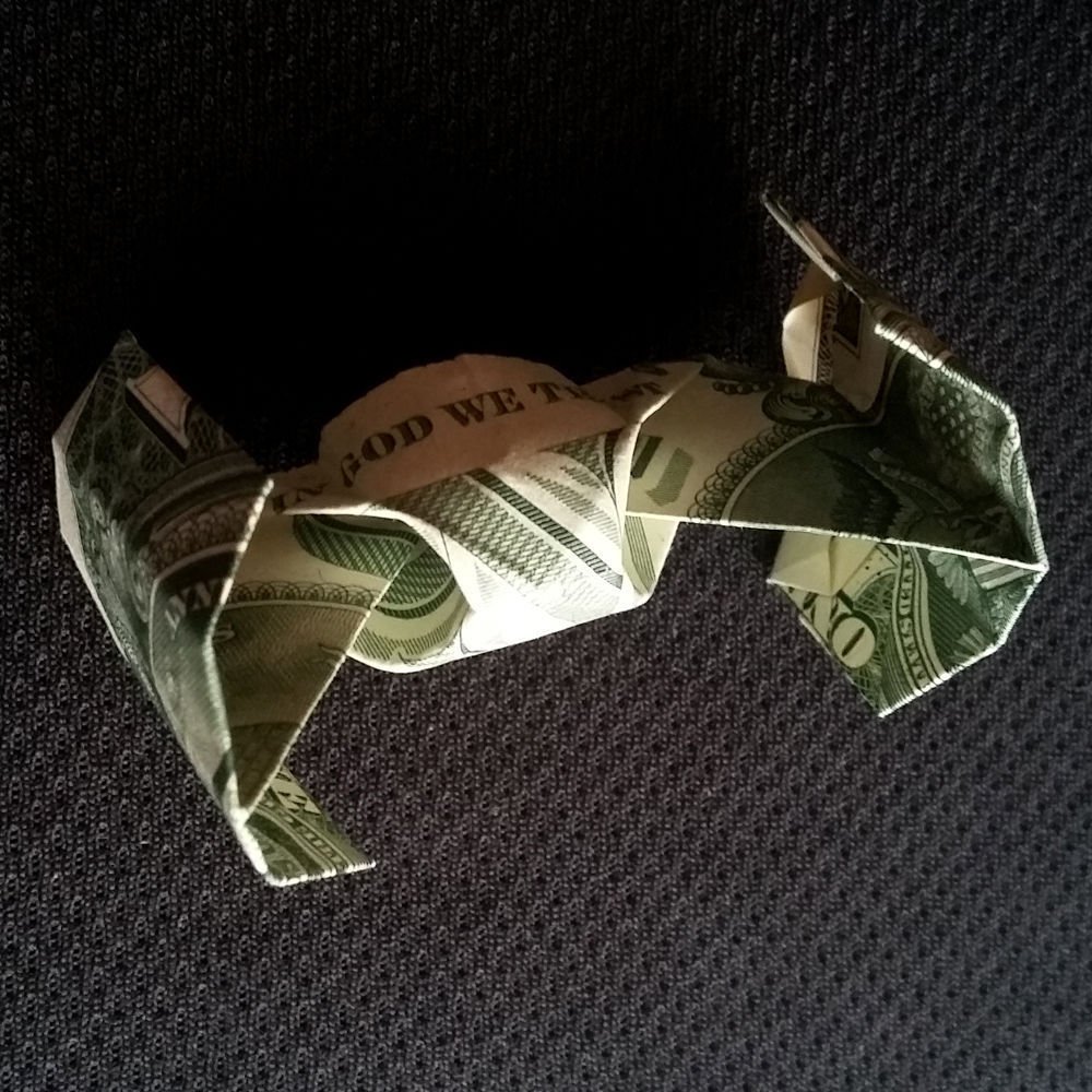 Origami Star Wars TIE Fighter 3D Gift Money Figurine Handmade Real 1 ...