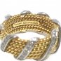 Tiffany & Co - Schlumberger Diamond Ring - Gold / Platinum - Size 6 Great Resale