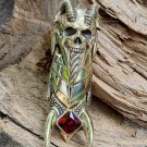 Big articulated full finger claw ring , vampire talons armor costume halloween gift