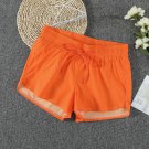 Orange Thermochromic Sports Casual Shorts