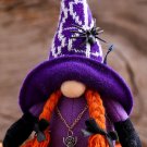 Purple Halloween Plush Faceless Doll Decoration