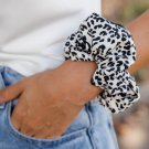 Leopard Print Scrunchies Elastic Hair Ring