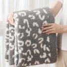 Gray  Leopard Grain Knitting Blanket 127*152CM