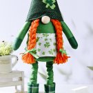 Green ST. Patricks Day Faceless Doll Party Decoration Props Doll