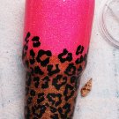 Pink Leopard Glitter Stainless Steel Tumblers 30OZ