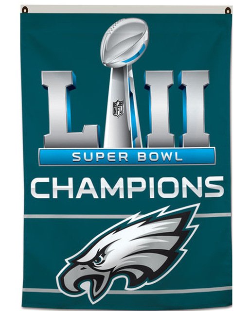 2018 Philadelphia Eagles Super Bowl LII Flag