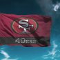 49ers san francisco flag banner 3x5 nfl ft 3' 5' football new usa man cave quest