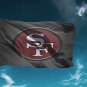 49ers san francisco flag banner 3x5 nfl ft 3' 5' football new cave quest bosa red