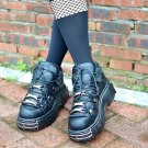 Thick Bottom Platform Women Sneakers Rock Metal Decoration