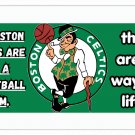 Boston Celtics double-sided flag, 4 grommets, outdoor sport team banner