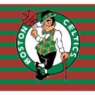 Double-sided Boston Celtics flag with 4 grommets, durable team flag