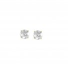 0.75Ct Round Cut Natural Diamond Stud Earrings in 14K Yellow Gold
